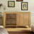 Multi-Functional Buffet Cabinet With Adjustable Storage Shelves, Distressed Finish Sideboard,Retro 4-Door Design And Cable Management-131635600