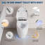 Toilette allongée intelligente Smart One, siège de bidet chauffant, chasse d'eau avec capteur de pied, séchoir à air chaud et télécommande