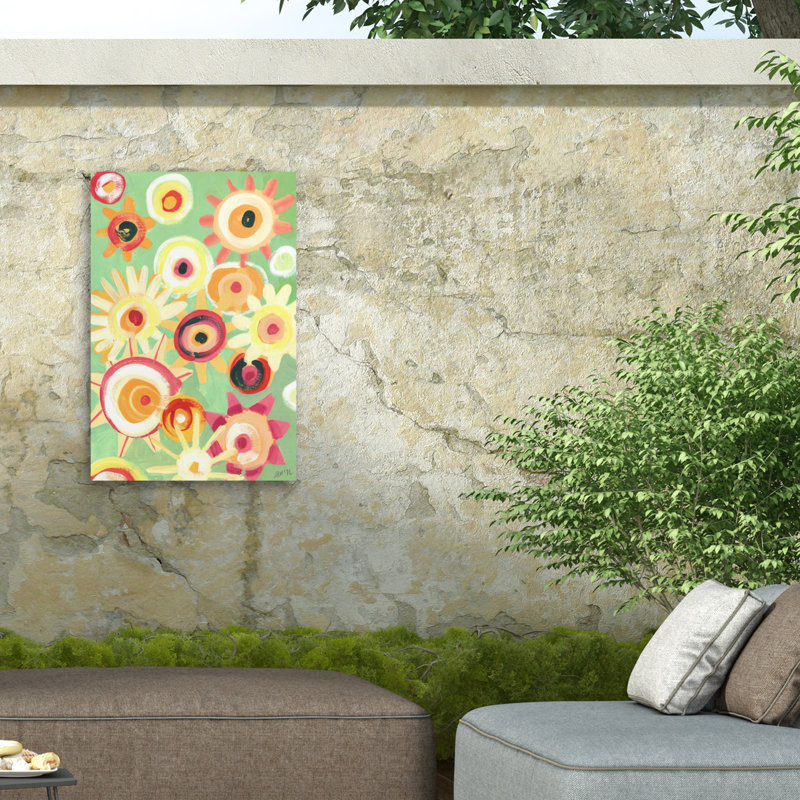 «Ologic ensoleillé »sur une impression sur toile, H 32 po x l 22 po