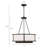Lavonte 8 Light Black Forged Chandelier