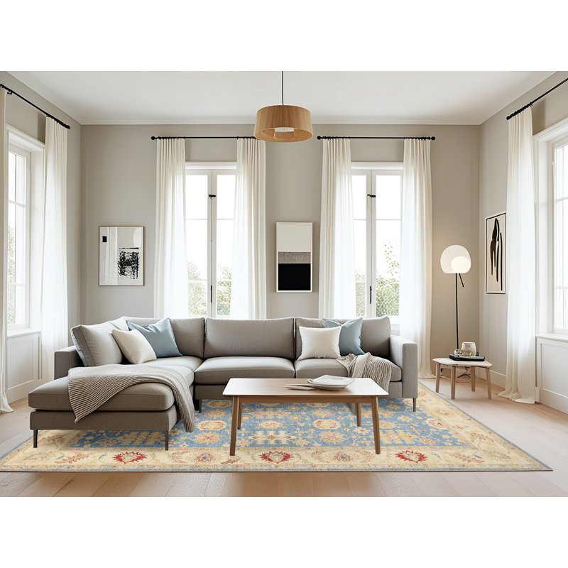 Beige sud-ouest Darlene Tapis décoratif, Rectangle 8 pi x 10 pi