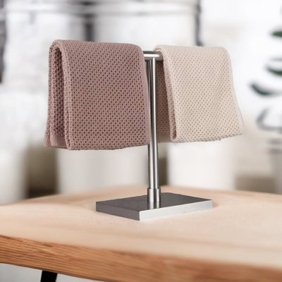 Hand Towel Holder Stand Modern Tree Rack Free Standing for Countertop