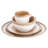 Gibson Elite Moonstruck 16-Piece Dinnerware Set, Orange