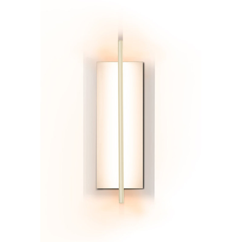 Merus 22" LED Dimmable Wall Sconce, White Washed Oak, 4000K, 120V AC