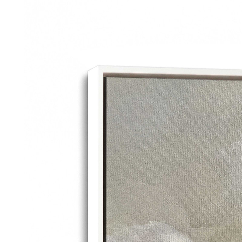 «Clouds Two» par Garima Dhawan, reproduction d'art sur toile, H 30 po x l 40 po, Cadre flottant, Blanc