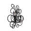 Wood Bead Wall Sconce-1364494551