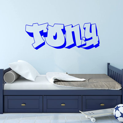 Text & Numbers Non-Wall Damaging Wall Decal