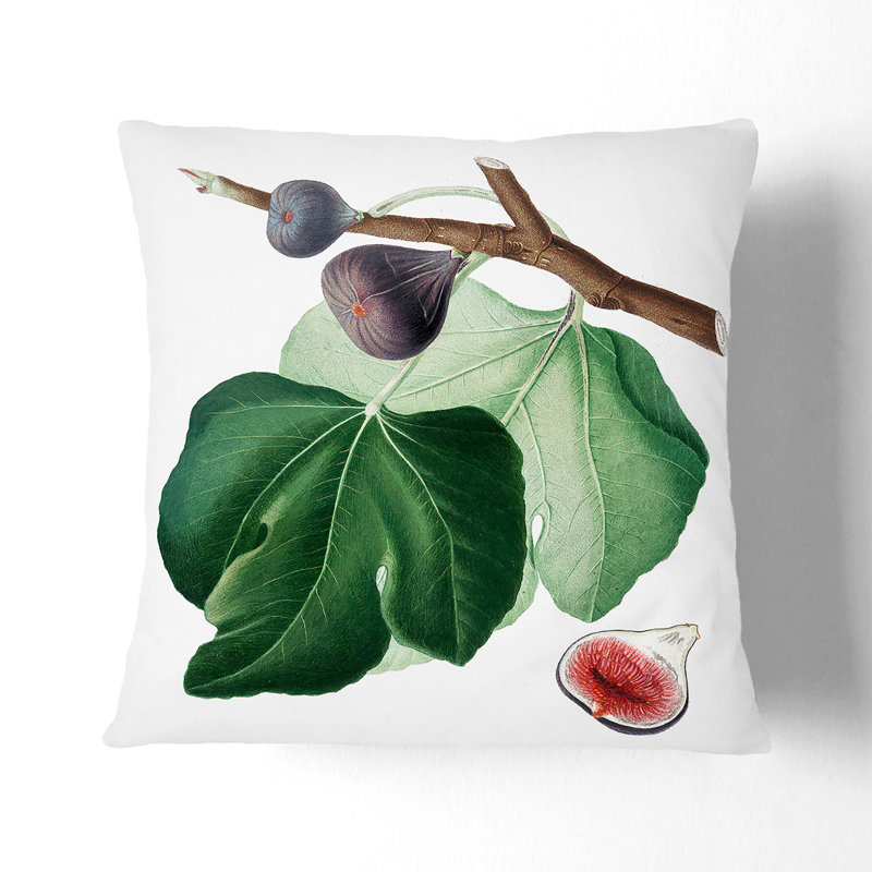 Fig Tree Square Throw Cushion, 40 x 40 cm