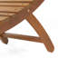 Chaise longue pliable en bois Lahaina