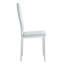 Chaises de salle à manger modernes grises, ensemble de 6. Siège en PU, structure en métal argenté. Hauteur ergonomique de 52 cm. Pieds antidérapants. Montage facile. Convient à différents styles d'intérieur. Matériau de la chaise : [à compléter]. Pieds : [à compléter]. Installation rapide. Style d'ameublement.