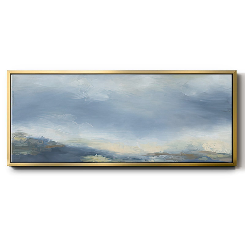 Ciel babeurre - toile encadrée, H 20 po x l 50 po