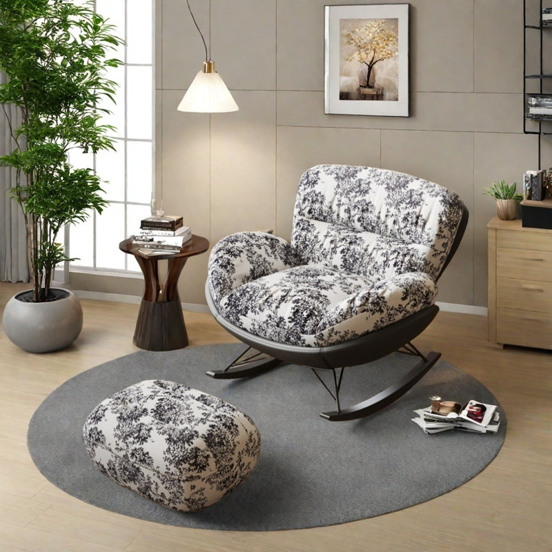 Chaise berçante élégante et confortable