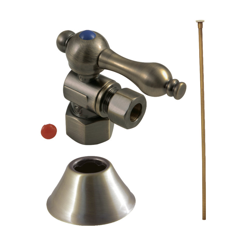 Ensemble de garniture de toilette Kingston, Antique Brass