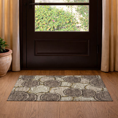 Machine Washable Indoor/Outdoor Chantille ACN2832 Lodge Rug