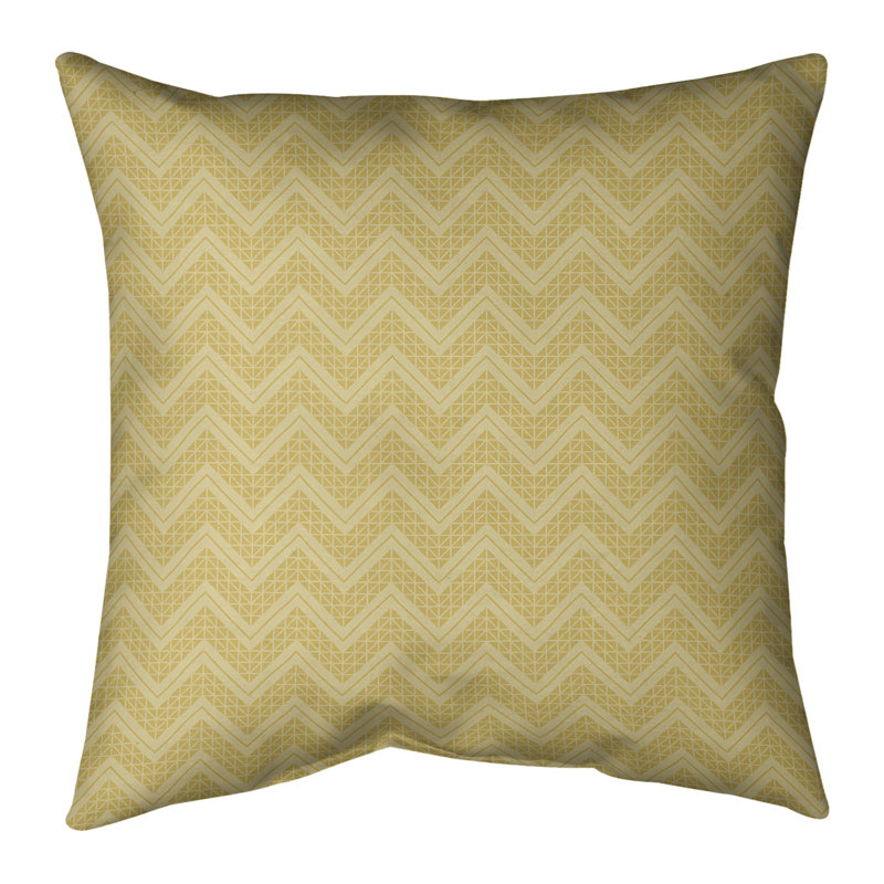 Coussin Rhonda Cheval, Bourre en polyester, Jaune foncé, Simili suède