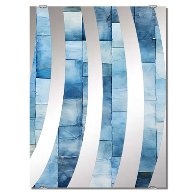 DUCARME - Miroir mural à carreaux abstraits décoratifs MIR136408