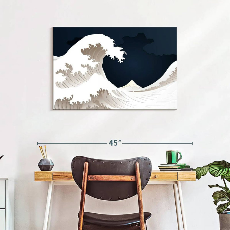 Gillard Chinese Wave, 24" H x 36" W