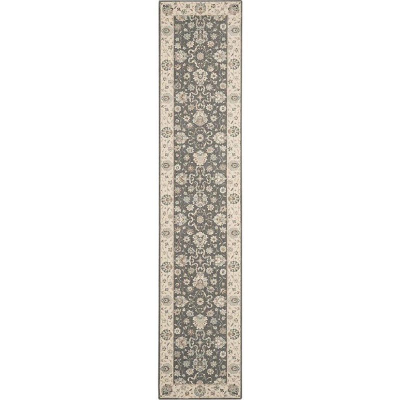 Isadora Wool Oriental Indoor Rug, Runner 2'6" x 12'