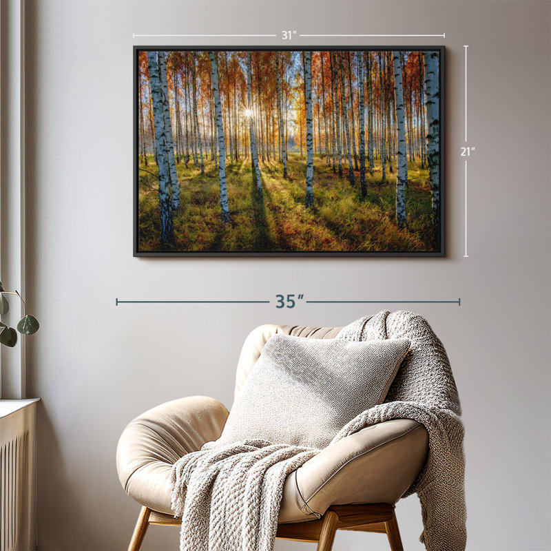 Impression sur toile de bouleau suédois, H 31 po x l 21 po