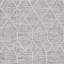 Tapis géométrique beige touffeté