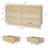 Natural Oak 6-Drawer Dresser with Raffia Woven Accents, Soft-Close Slides & Extra-Wide Storage
