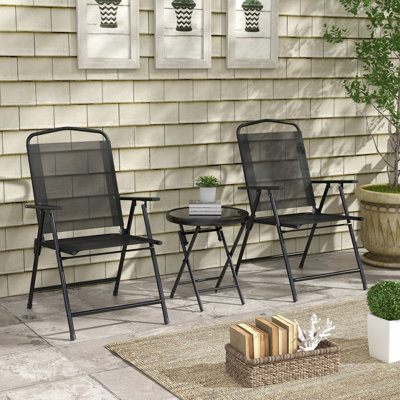 Round 3 - Piece 2 - Person 45Cm L Outdoor Table Set