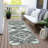 Machine Washable Indoor/Outdoor Xhevrie Mint Rug-359718926