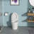 Creationstry GPF Elongated Floor Mounted One-Piece Toilet (Seat Included)