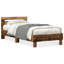 Bed Frame With LED Lights Engineered Wood-42521579-42521590