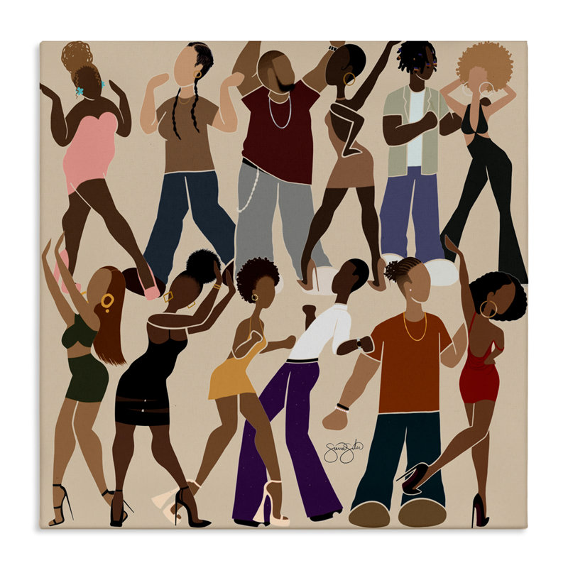Peace and Rhythm Dancers, conception de Sierra Siler, H 24 po x l 24 po