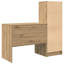 Desk With Storage With Drawer 2 Pcs 90 X 50 X 76 Cm-1943639238