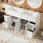 Ensemble de meuble-lavabo double 60 po