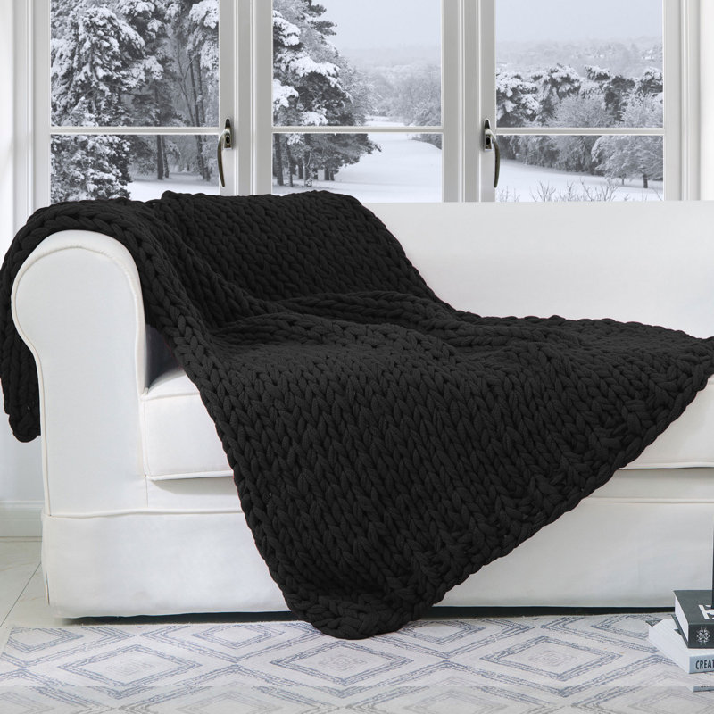  Jeté Chunky, Blanc