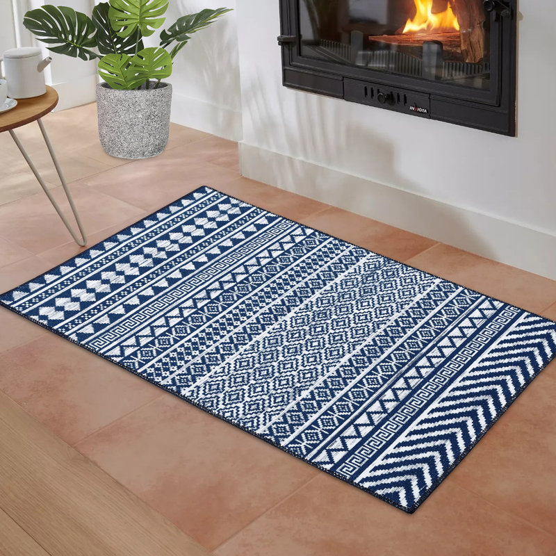 Tapis en polyester Karell, Rectangulaire 3 pi x 5 pi
