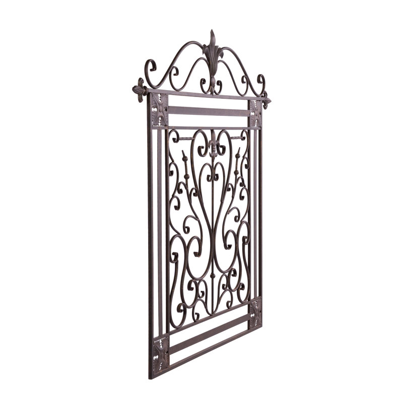 Estate Scroll Iron Wall Panel