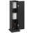 Toilet Paper Cabinet, Small Bathroom Corner Floor Cabinet With Doors And Shelves, Thin Storage Bathroom Organizer For Paper Shampoo-1369218702