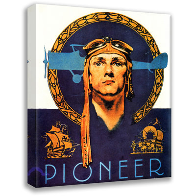 Pioneer by Norman Rockwell Gallery Wrapped Canvas