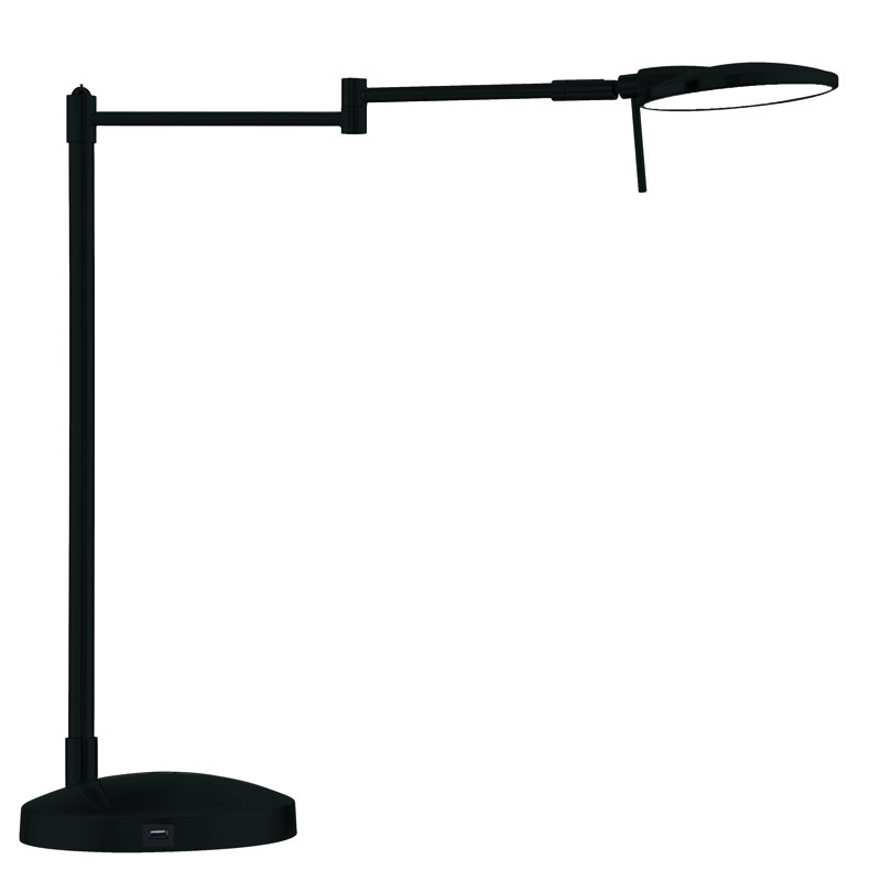 Lampe de bureau 22 po Millsap, Noir Musée