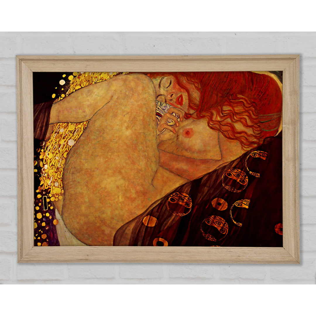 Klimt Danae - Einzelner Bilderrahmen Kunstdrucke