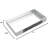 Dwellza Silver Mosaic Mirrored Bathroom Vanity Tray