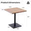 Table de mobilier de patio (table incluse seulement)