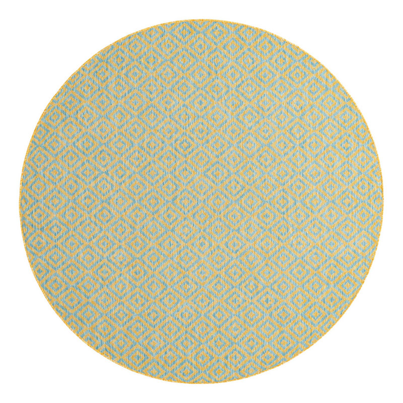 Jill Zarin Costa Rica Outdoor Rug, Round 6'7"