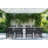 10-piece All-weather Hdpe Patio Dining Set For 8 With Umbrella Hole