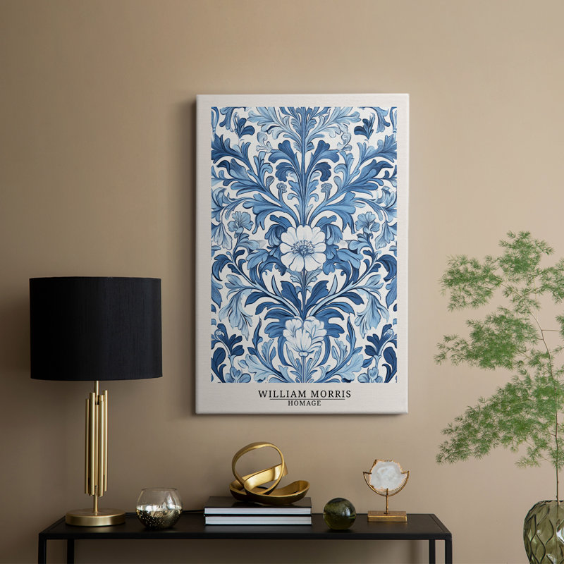 WM MORRIS Series DLXIII -Gallery Wrapped Cavas, 12" H x 18" W