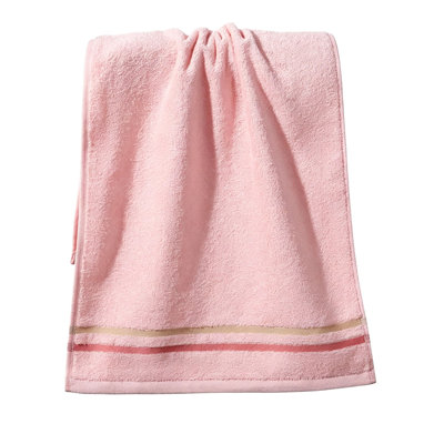 Soft Absorbent Quick Dry Face Towel, Lint Free Hand Towel And Facial Washcloth For Daily Home Use, 13.8x27.6in Pink