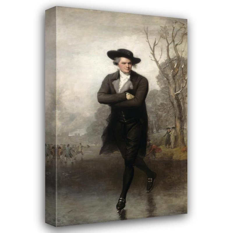 «The Skater» par Gilbert Stuart - Art mural sur toile tendue avec châssis, H 24 po x l 17 po