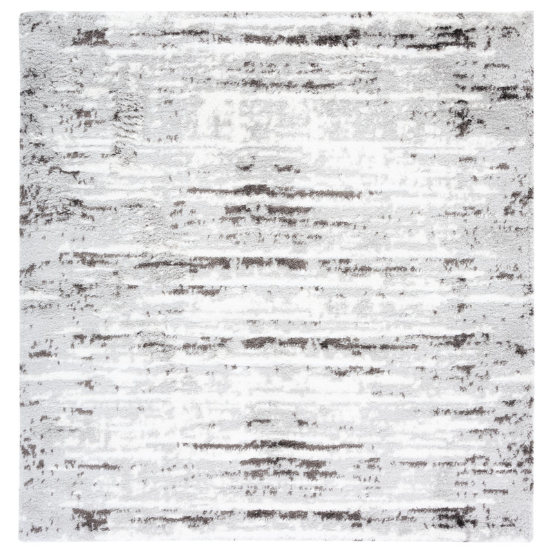 Omaury Performance Abstract Rug, Square 7'