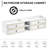 84" Floating Bathroom Vanity Base Without Top,Wall Mounted Bathroom Storage Vanity Base Only,White
