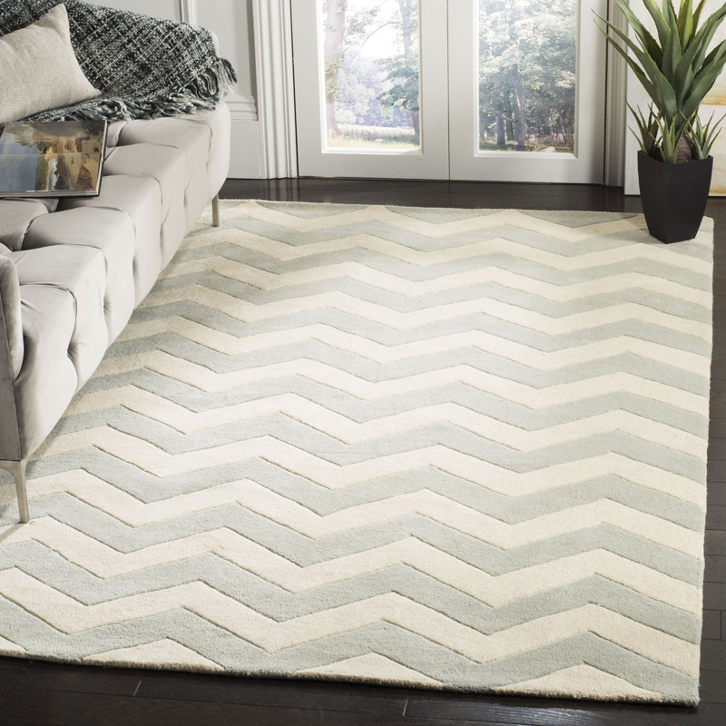 Hidevale Wool Hand Woven Area Rug, Rectangle 122 x 183 cm