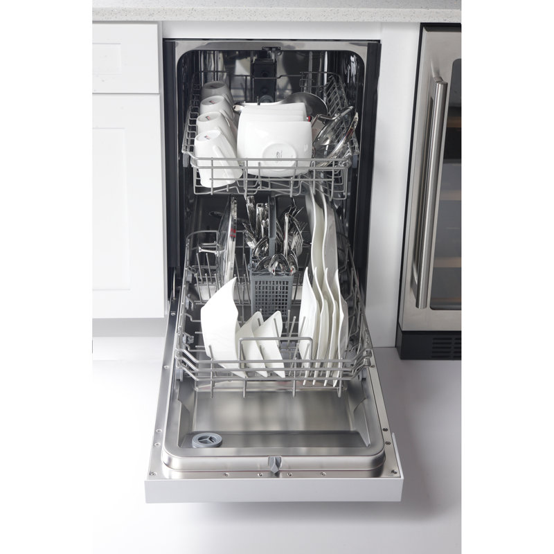 Professional 18 in. Front Control Dishwasher with Stainless Steel Tub & Multiple Filter System